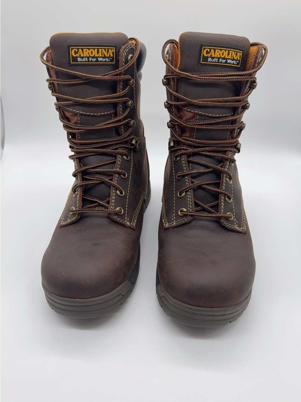 Carolina Waterproof Broad Soft Toe Work Boots Mens Size 11 2E new leather upper - Picture 2 of 7